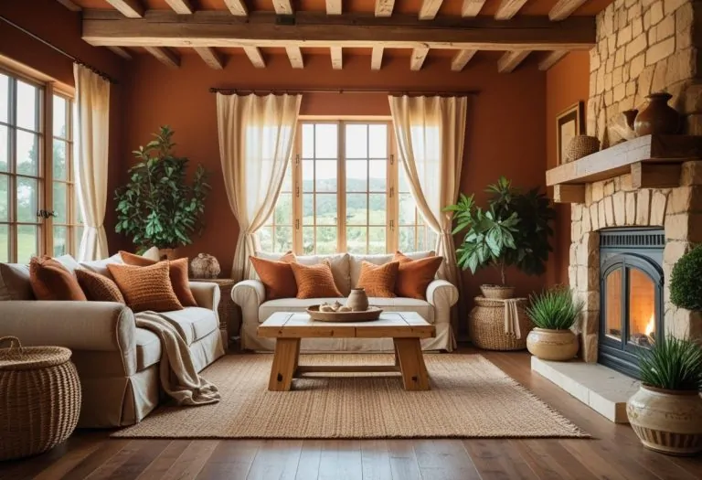 Warm Rustic Living Room Ideas for a Cozy, Inviting Space