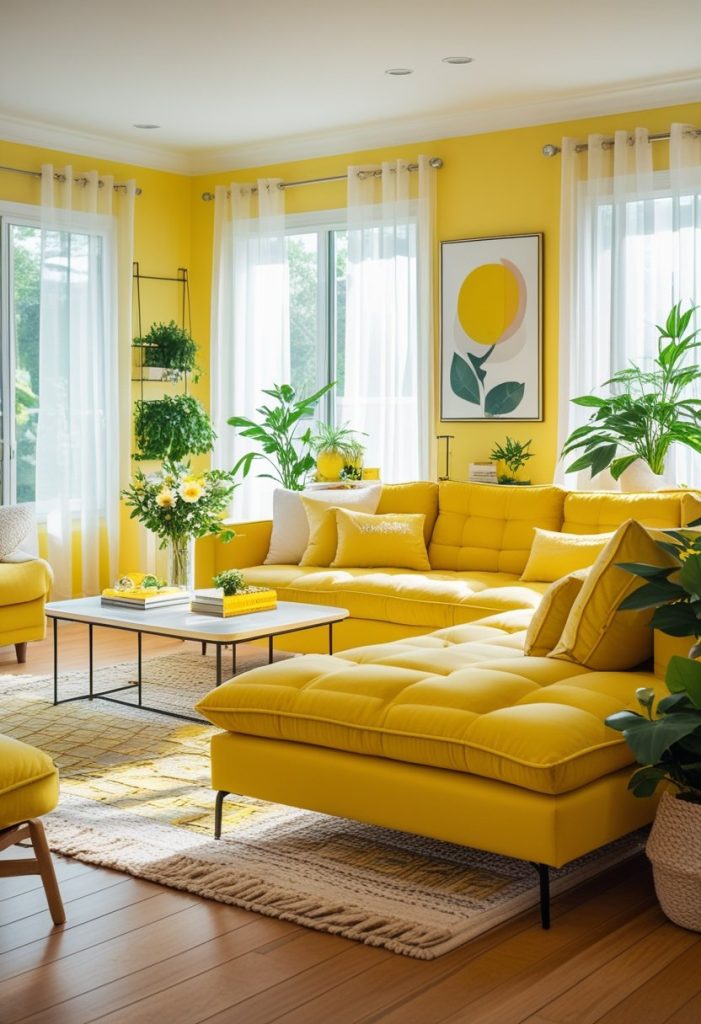Yellow Living Room