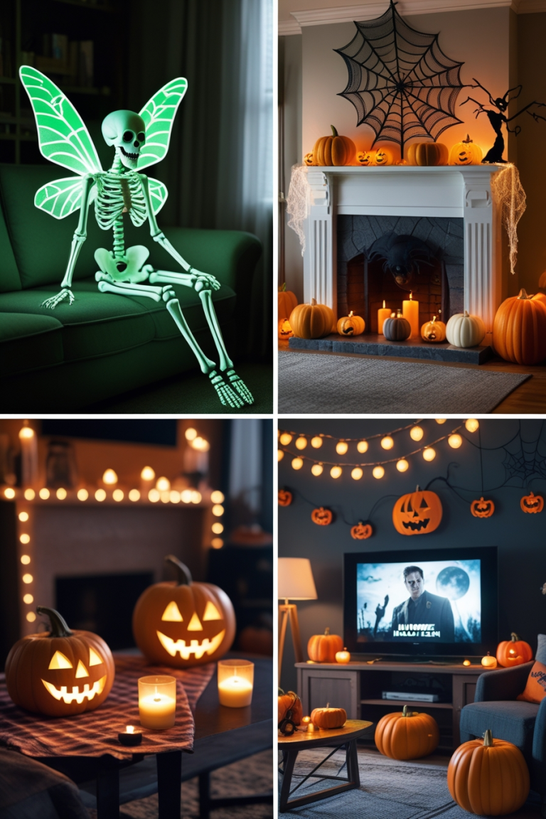 Cozy & Spooky Halloween Living Room Decor Ideas - Idea Dash
