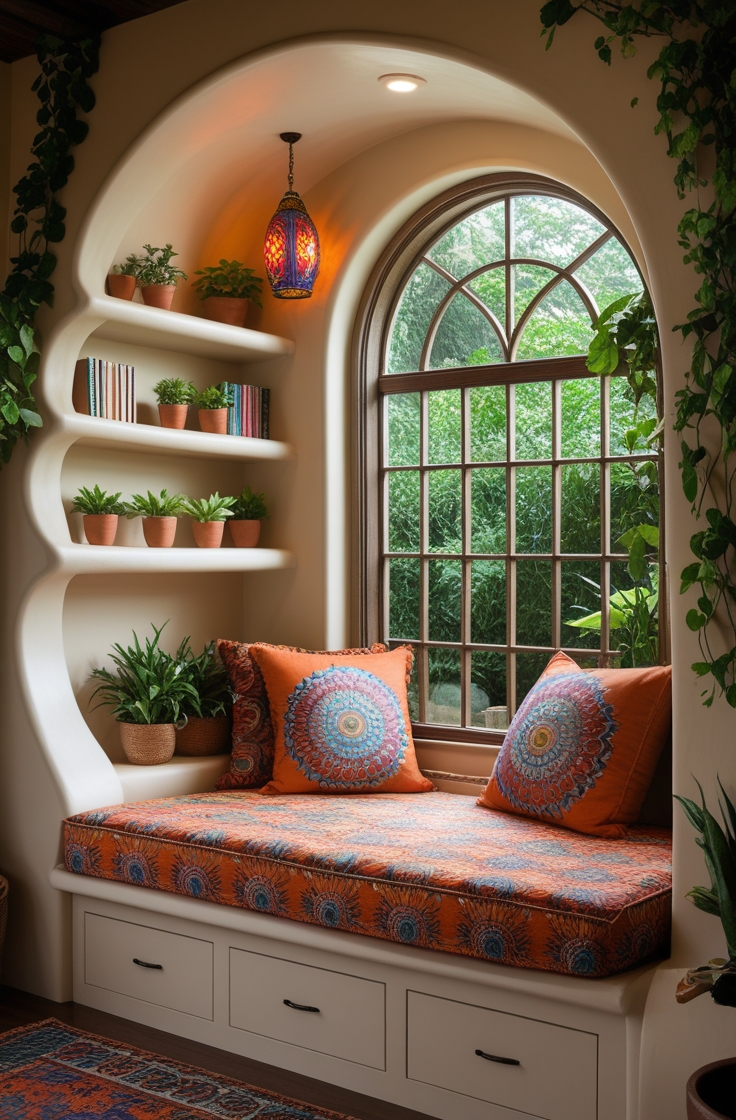 Boho Reading Nook