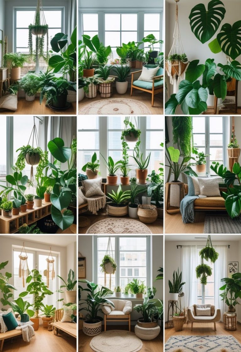 Plant-Filled Apartment Interiors & Cozy Urban Jungle Ideas - Idea Dash